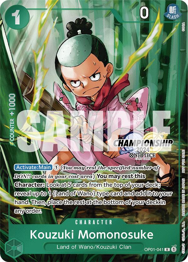 Kouzuki Momonosuke (CS 2024 Celebration Pack) (OP01 041-T580042)