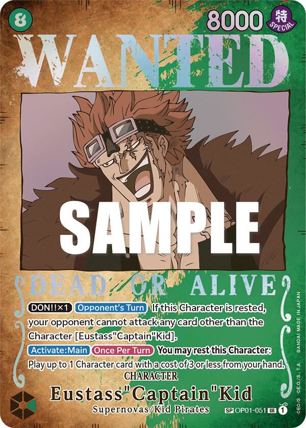 Eustass"Captain"Kid (Wanted Poster) (OP01 051)