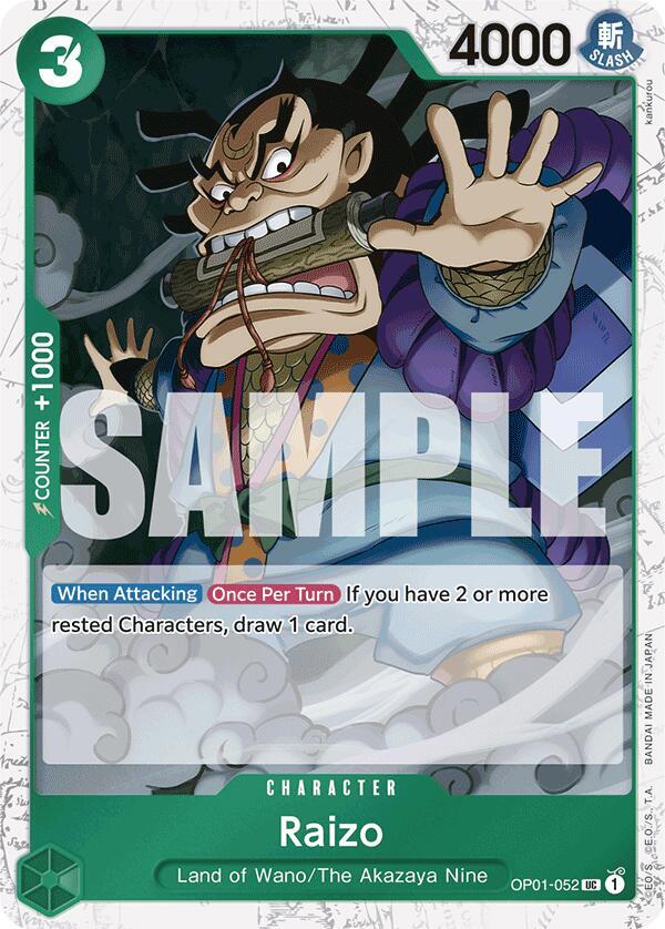 Raizo (Jolly Roger Foil) (OP01 052)