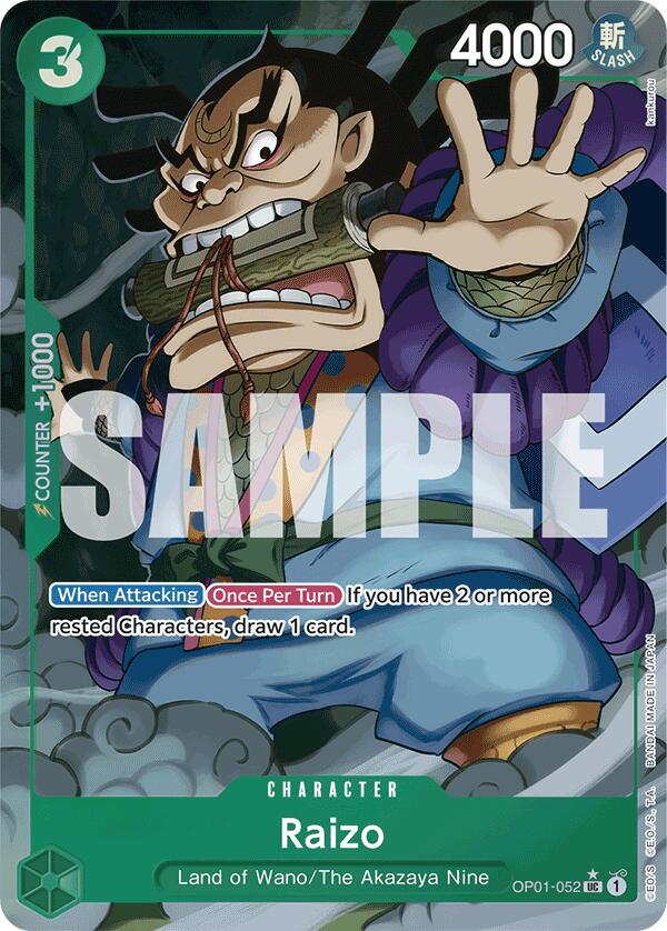Raizo (Full Art) (OP01 052-FA)