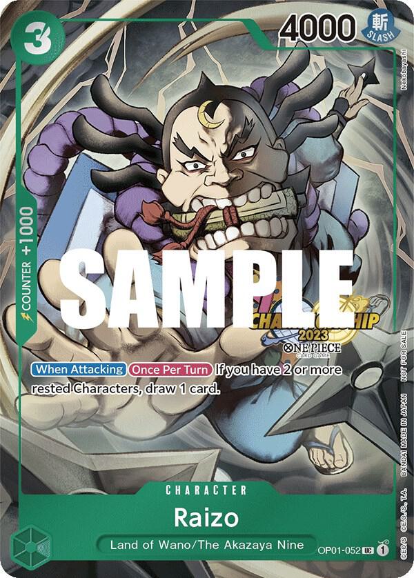 Raizo (CS 2023 Event Pack) (OP01 052-T525295)