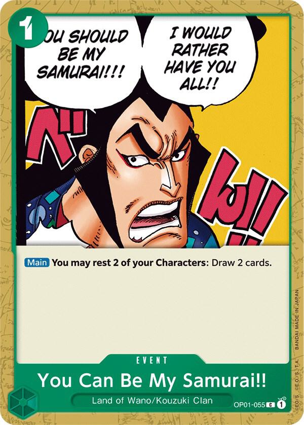 You Can Be My Samurai!! (OP01 055-T454580)