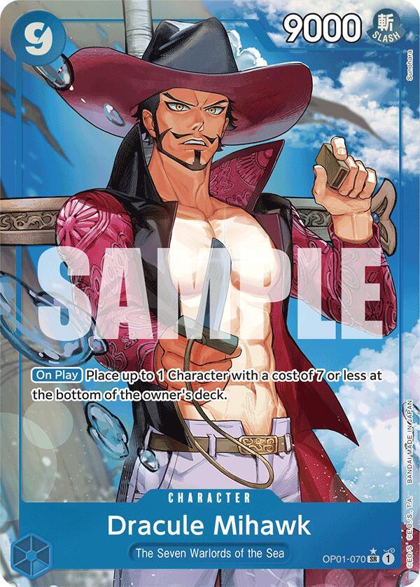 Dracule Mihawk (Alternate Art) (OP01 070-AA)