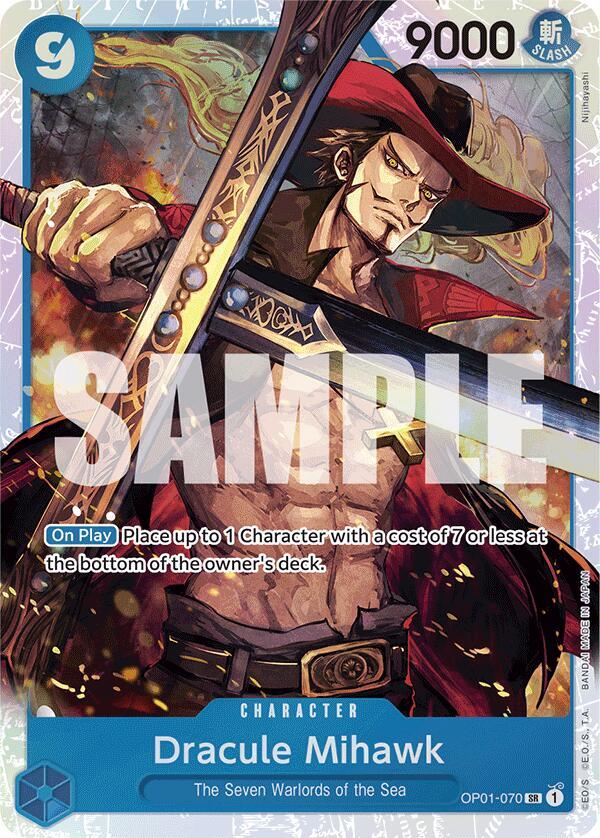 Dracule Mihawk (Reprint) (OP01 070-RP)