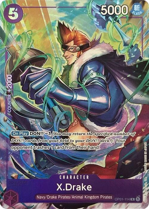 X.Drake (Premium Card Collection -Best Selection Vol. 2-) (OP01 114-T587223)