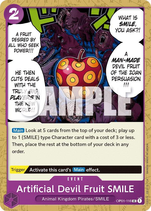 Artificial Devil Fruit SMILE (OP01 116)