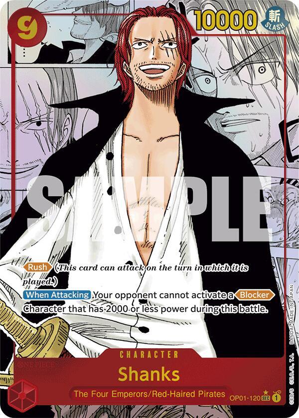 Shanks (Manga) (OP01 120-M)