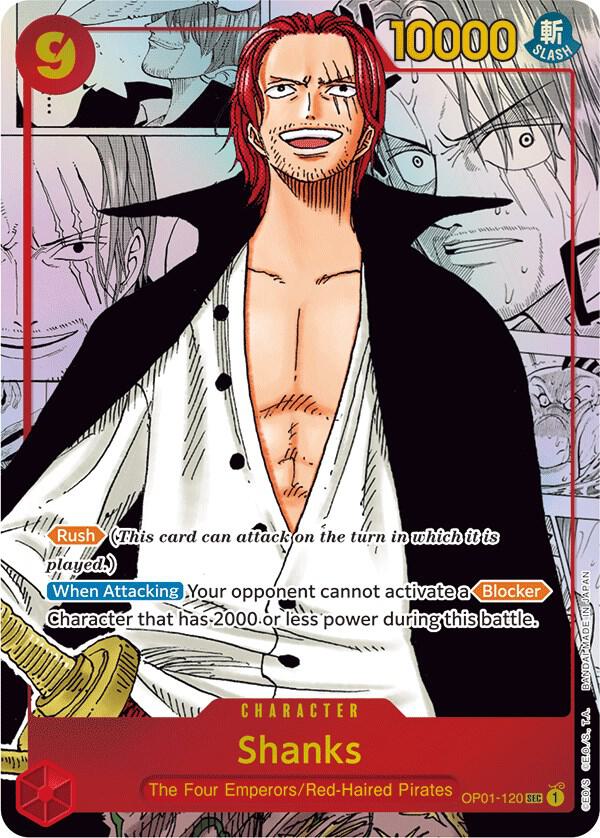 Shanks (Parallel) (Manga) (Alternate Art) (OP01 120-PMAA)