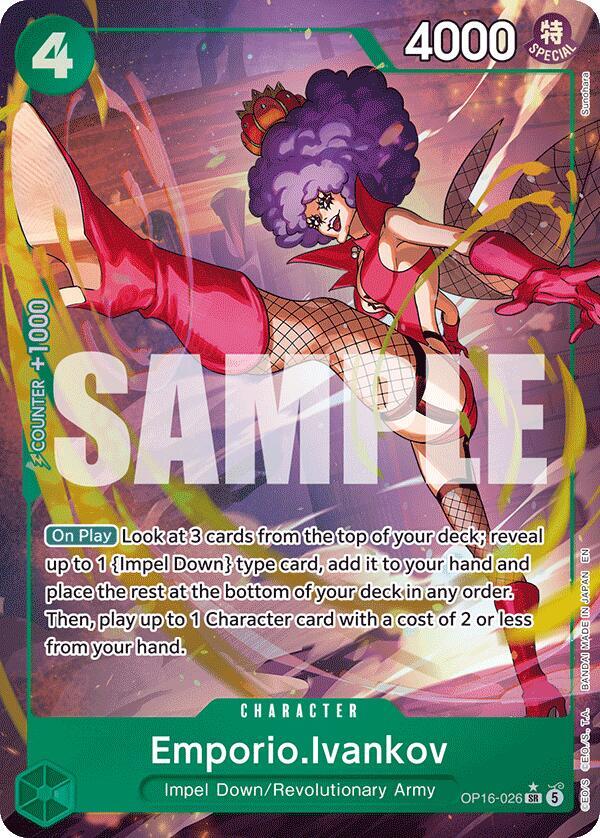 Emporio.Ivankov (026) (Alternate Art) (OP16 026-AA)