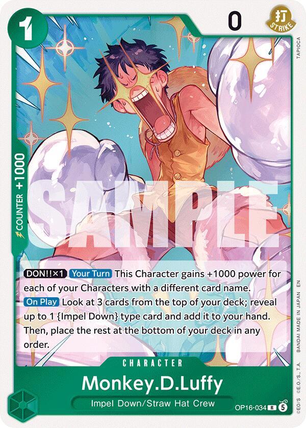 Monkey.D.Luffy (OP16 034)