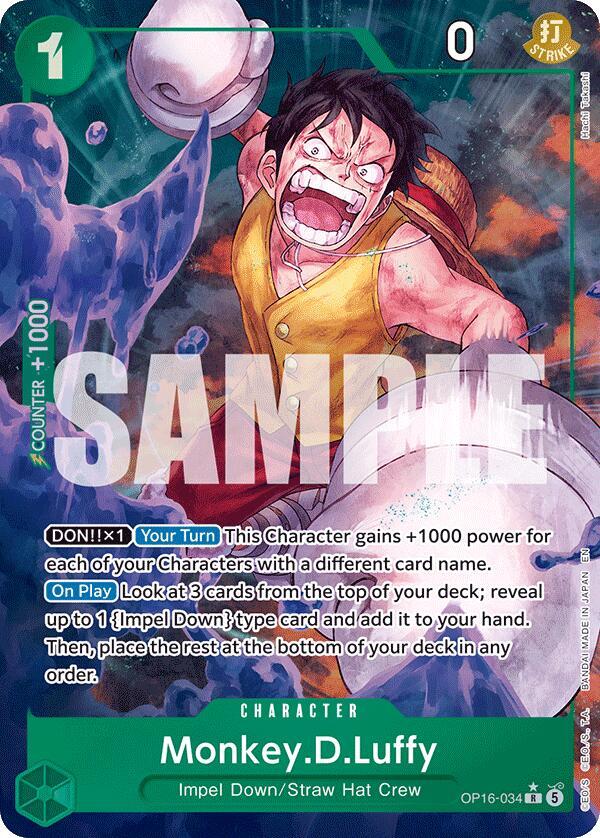 Monkey.D.Luffy (034) (Alternate Art) (OP16 034-AA)