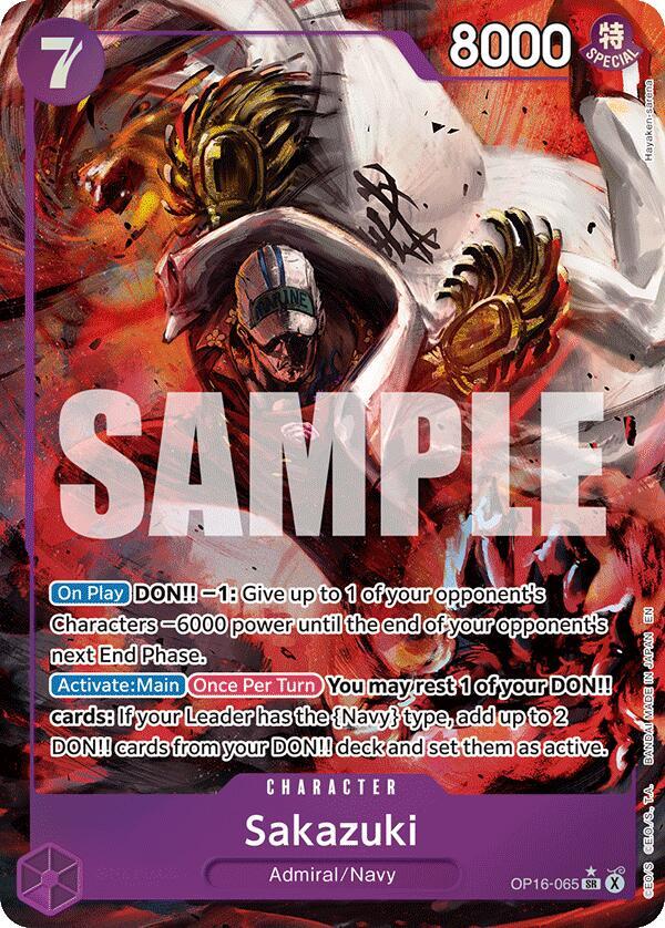 Sakazuki (Alternate Art) (OP16 065-AA)