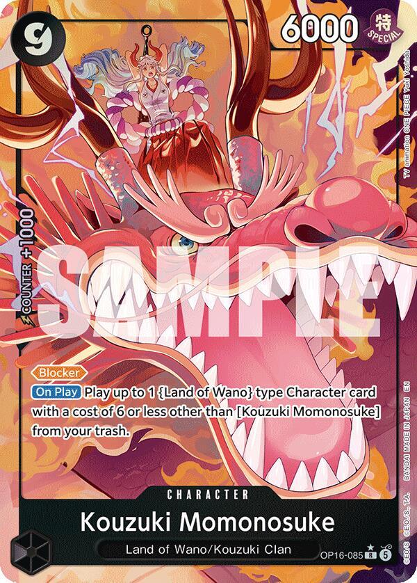 Kouzuki Momonosuke (085) (Alternate Art) (OP16 085-AA)