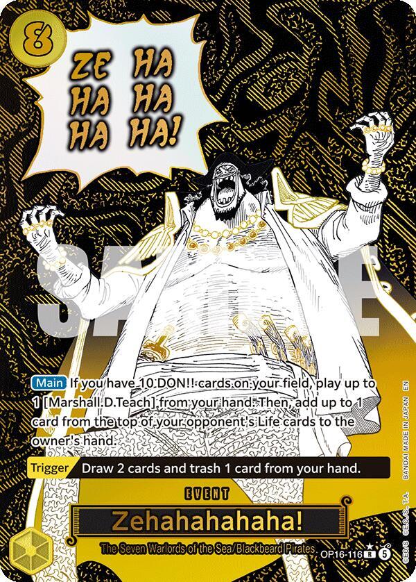 Zehahahahaha! (Alternate Art) (OP16 116-AA)