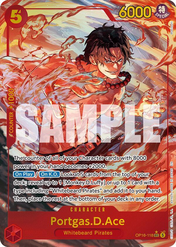 Portgas.D.Ace (118) (Alternate Art) (OP16 118-AA)
