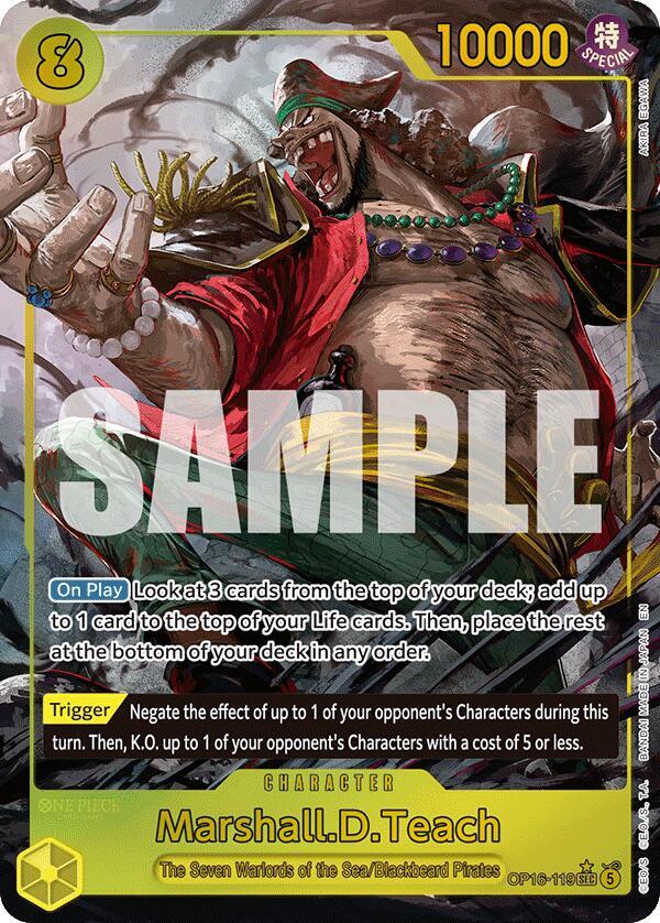 Marshall.D.Teach (119) (Alternate Art) (OP16 119-AA)