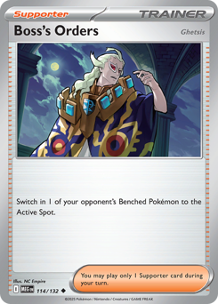 Ordem da Chefia / Boss's Orders (MEG 114/132)