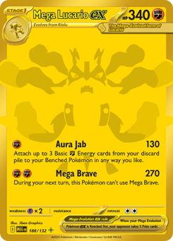 Mega Lucario ex (MEG 188/132)