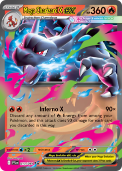 Mega Charizard X ex (PFL 13/94)