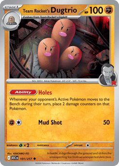 Team Rocket's Dugtrio (ME2PT5 101)