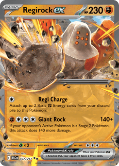 Regirock ex (ME2PT5 107)