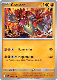 Groudon (ME2PT5 108)