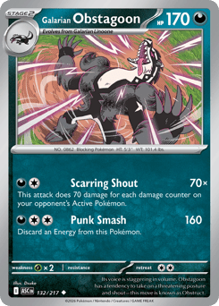 Galarian Obstagoon (ME2PT5 132)