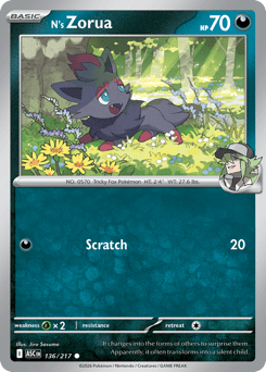 N's Zorua (ME2PT5 136)