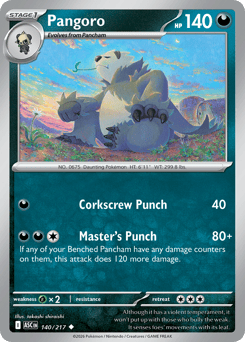 Pangoro (ME2PT5 140)