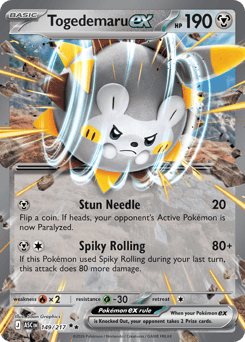 Togedemaru ex (ME2PT5 149)