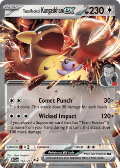Team Rocket's Kangaskhan ex (ME2PT5 162)