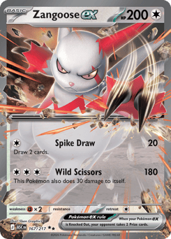Zangoose ex (ME2PT5 167)