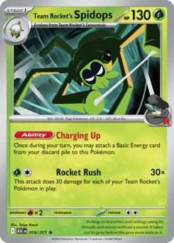 Team Rocket's Spidops (ME2PT5 19)