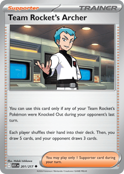 Team Rocket's Archer (ME2PT5 201)