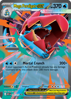 Mega Feraligatr ex (ME2PT5 43)