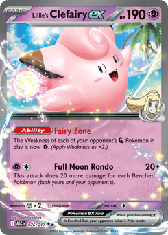 Lillie's Clefairy ex (ME2PT5 76)