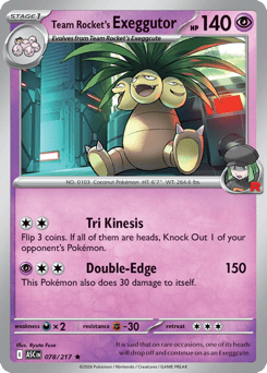 Team Rocket's Exeggutor (ME2PT5 78)