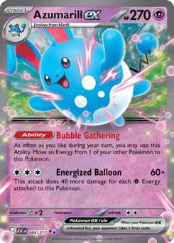Azumarill ex (ME2PT5 84)