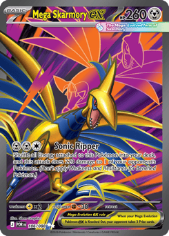 Mega Skarmory ex (ME3 106)