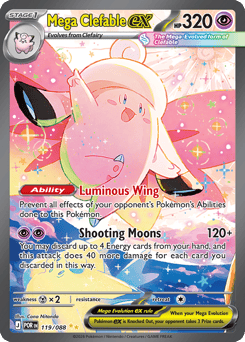 Mega Clefable ex (ME3 119)