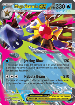 Mega Starmie ex (ME3 21)