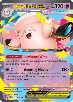 Mega Clefable ex (ME3 31)