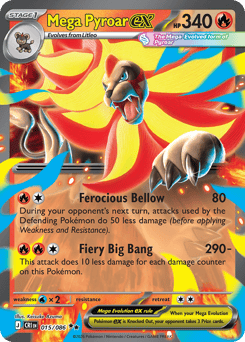 Mega Pyroar ex (ME4 15)