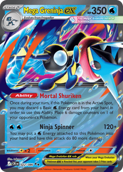 Mega Greninja ex (ME4 22)