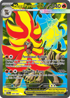 Mega Pyroar ex (ME4 99)