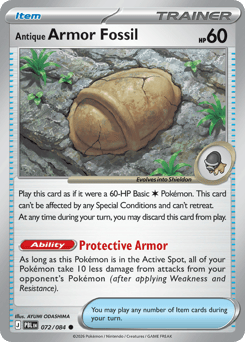 Antique Armor Fossil (ME5 72)