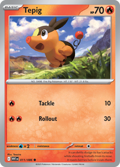Tepig (WHT 11/86)