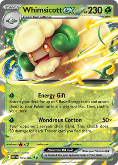 Whimsicott ex (WHT 5/86)