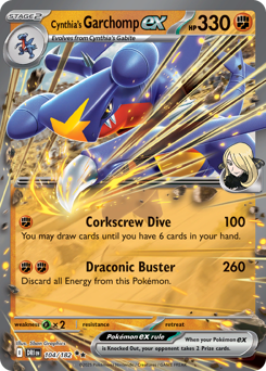 Garchomp ex da Cíntia / Cynthia's Garchomp ex (DRI 104/182)