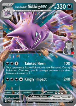 Nidoking ex da Equipe Rocket / Team Rocket's Nidoking ex (DRI 119/182)